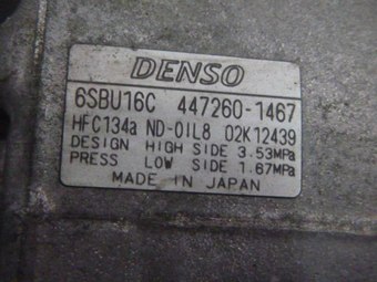 Lexus IS GSE20 компрессор кондиционера 88320-3A300 Denso 447260-1467 